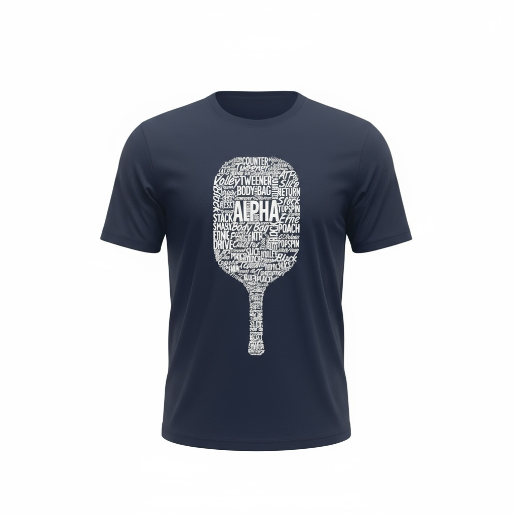 Alpha Pickleball Paddle Dri-fit T-Shirt