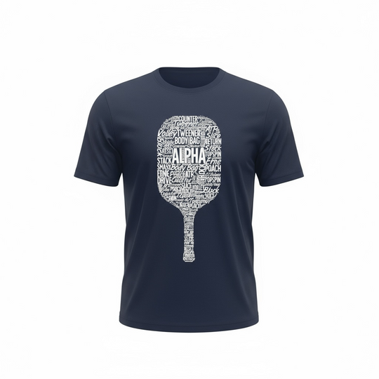 Alpha Pickleball Paddle Dri-fit T-Shirt