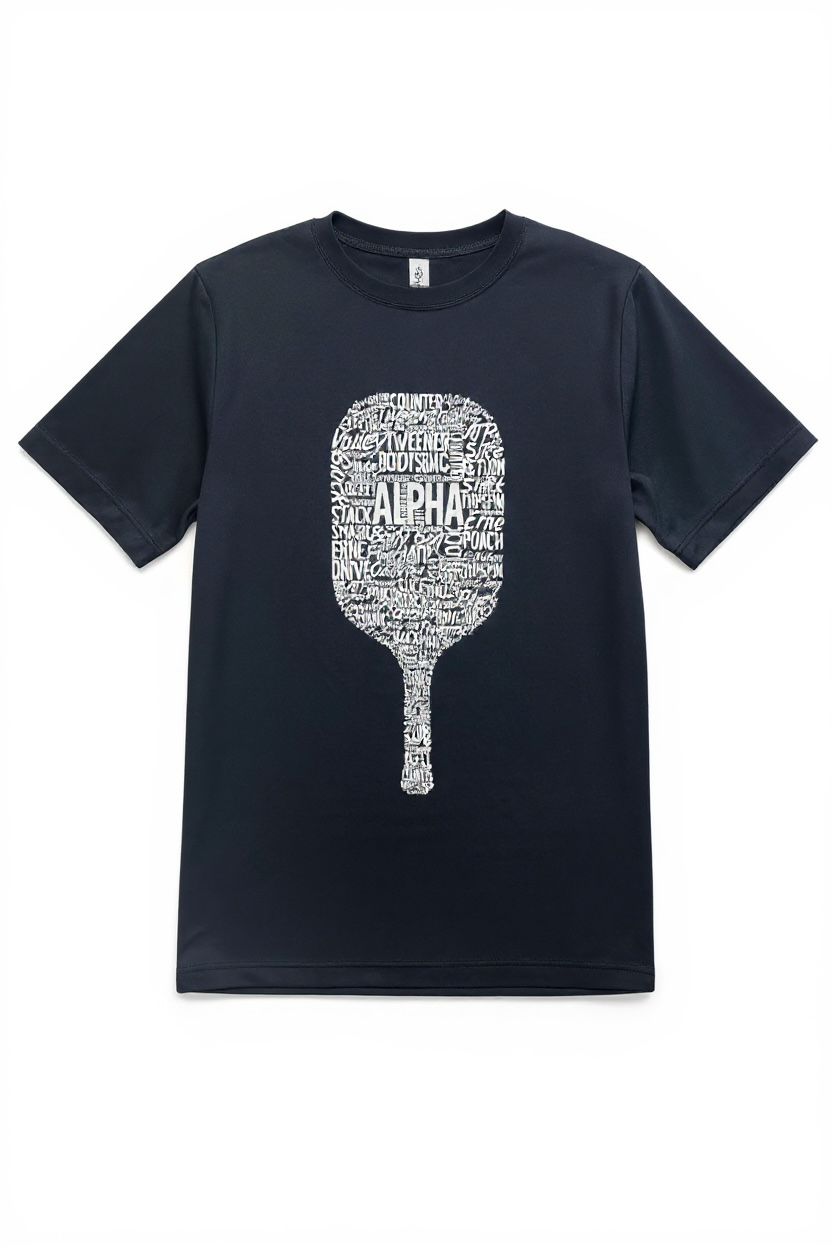 Alpha Pickleball Paddle Dri-fit T-Shirt