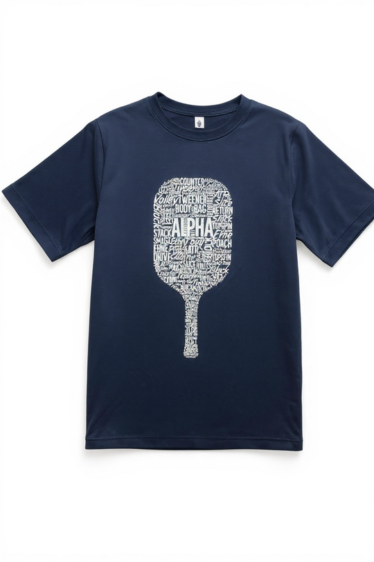 Alpha Pickleball Paddle Dri-fit T-Shirt