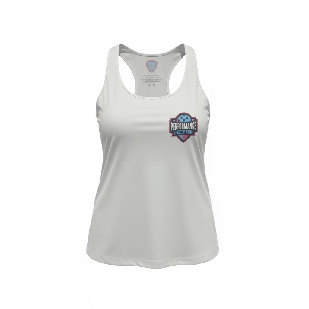 Performance Tank Top: Miami Vice Logo — Side View