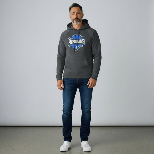 Graphite Winter Blue Performance Hoodie
