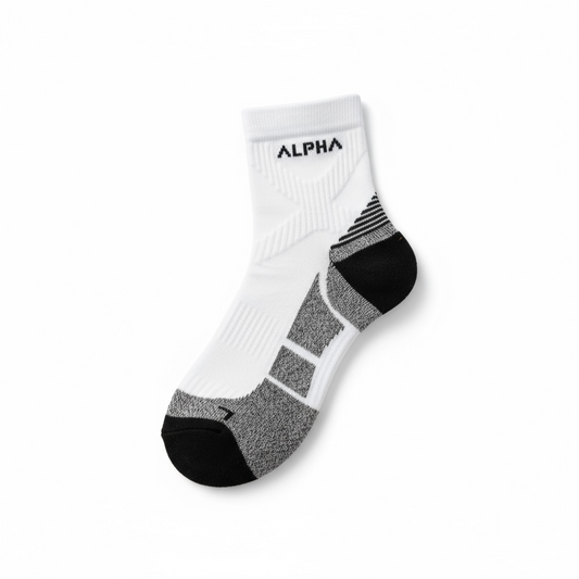 Alpha Best Performance Quarter Socks — View 5