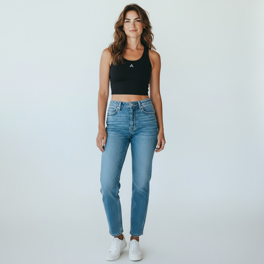 Alpha Women’s Cropped Tank Top