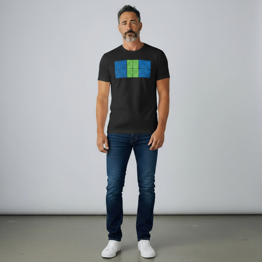 Alpha men’s dri-fit pickleball court t shirt — Shop at Pickleball Paddles US