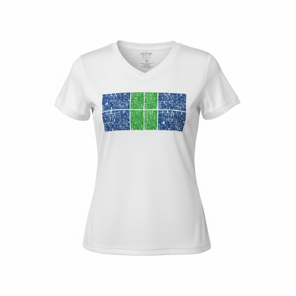 Alpha Women’s Dri-Fit V-neck Court Shirt
