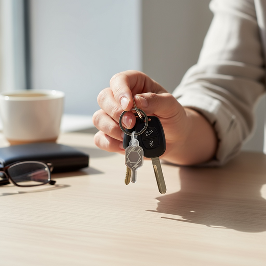 Alpha Pickleball Keychain