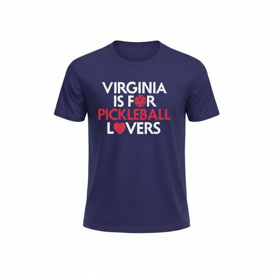 Virginia Is For Pickleball Lovers Cotton T-Shirt