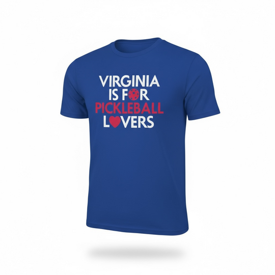 Virginia Is For Pickleball Lovers Cotton T-Shirt