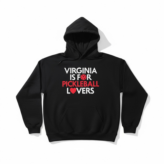 Virginia Is For Pickleball Lovers Heavy Weight Hoodie