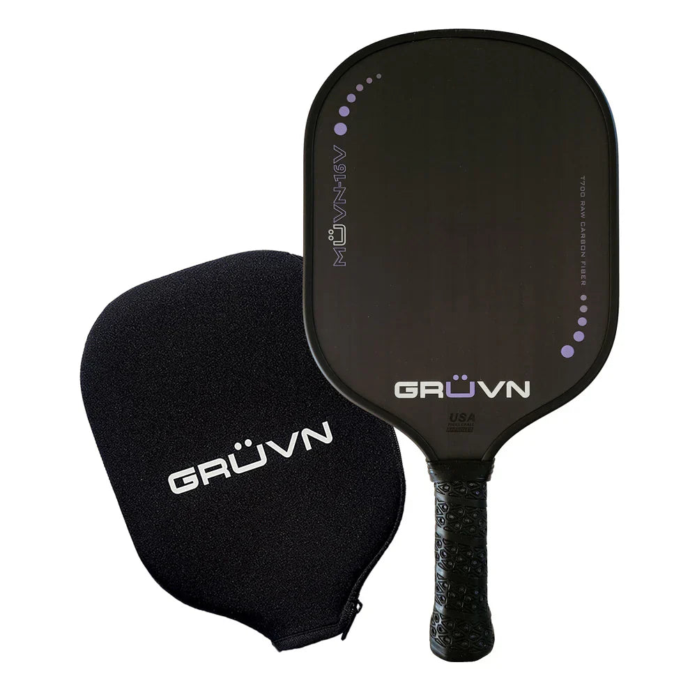 GRUVN MUVN-16V Thermoformed — 4.75" Handle Pickleball Paddle — Shop Pickleball Paddles US