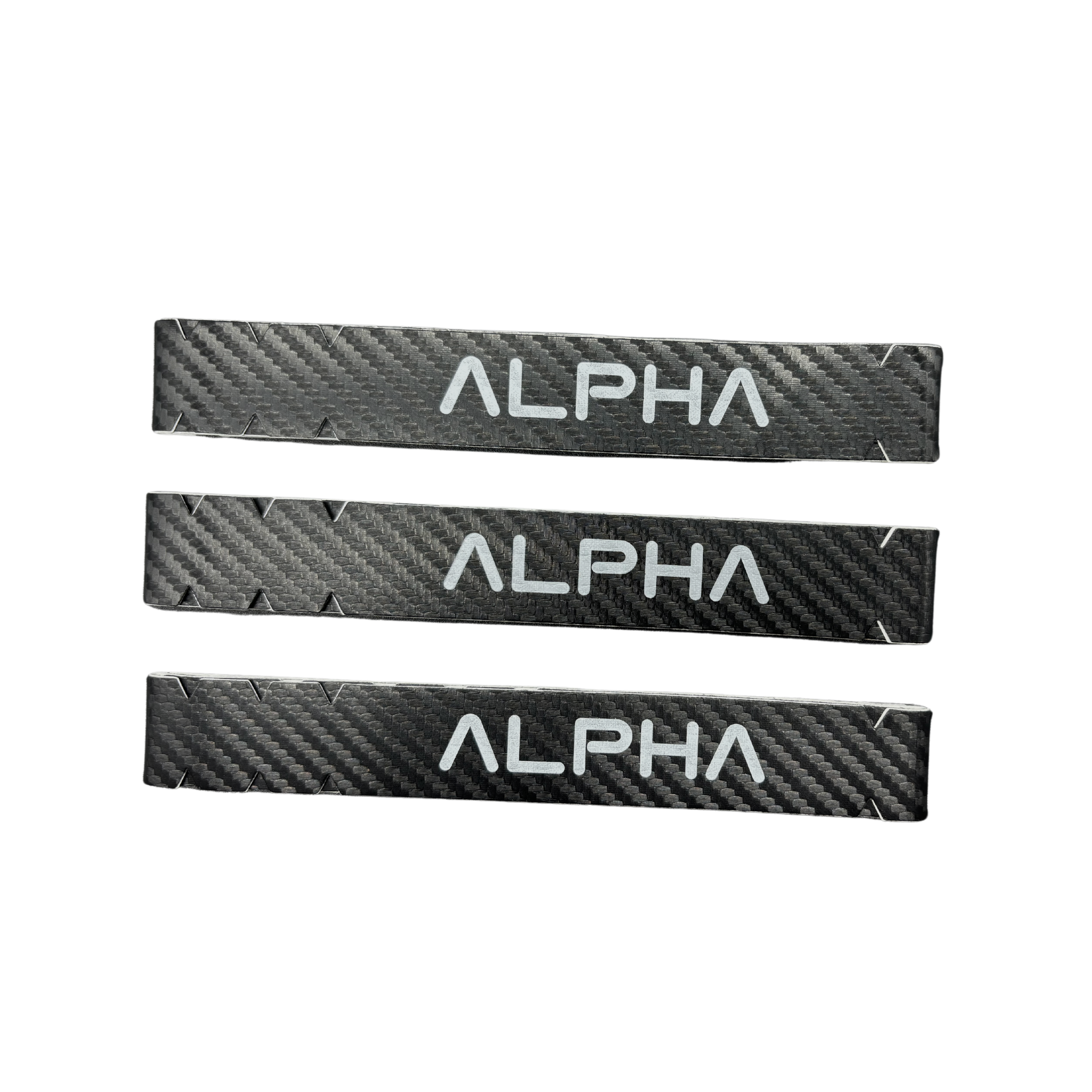 Alpha Pickleball Paddle Edge Tape 23mm Carbon Design (Full length)￼