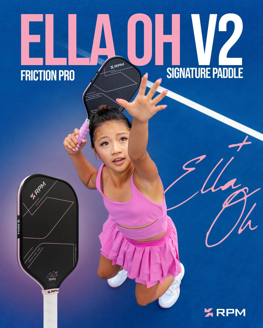 RPM FRICTION PRO V2 Widebody Pickleball Paddle