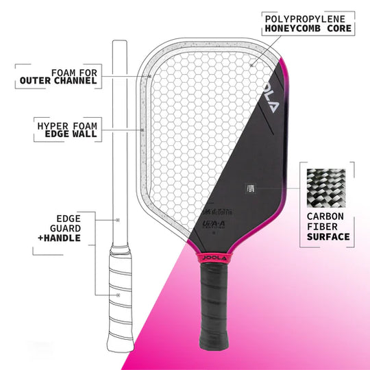 JOOLA Magnus 3S UPA Certified 16mm Tyson McGuffin Pickleball Paddle (Final Sale)