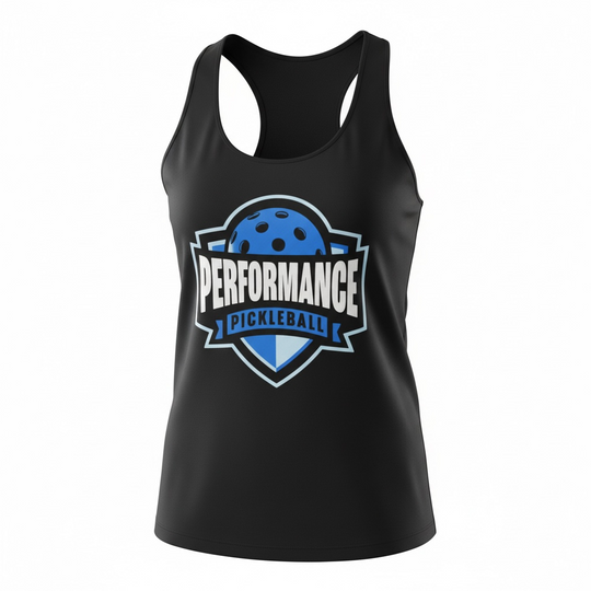 Performance Tank Top Large Blue Logo