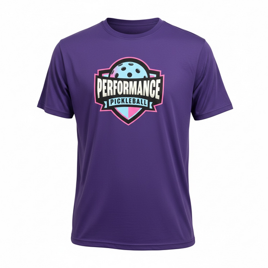 Performance Pickleball Shield Logo Short Sleeve T-Shirt