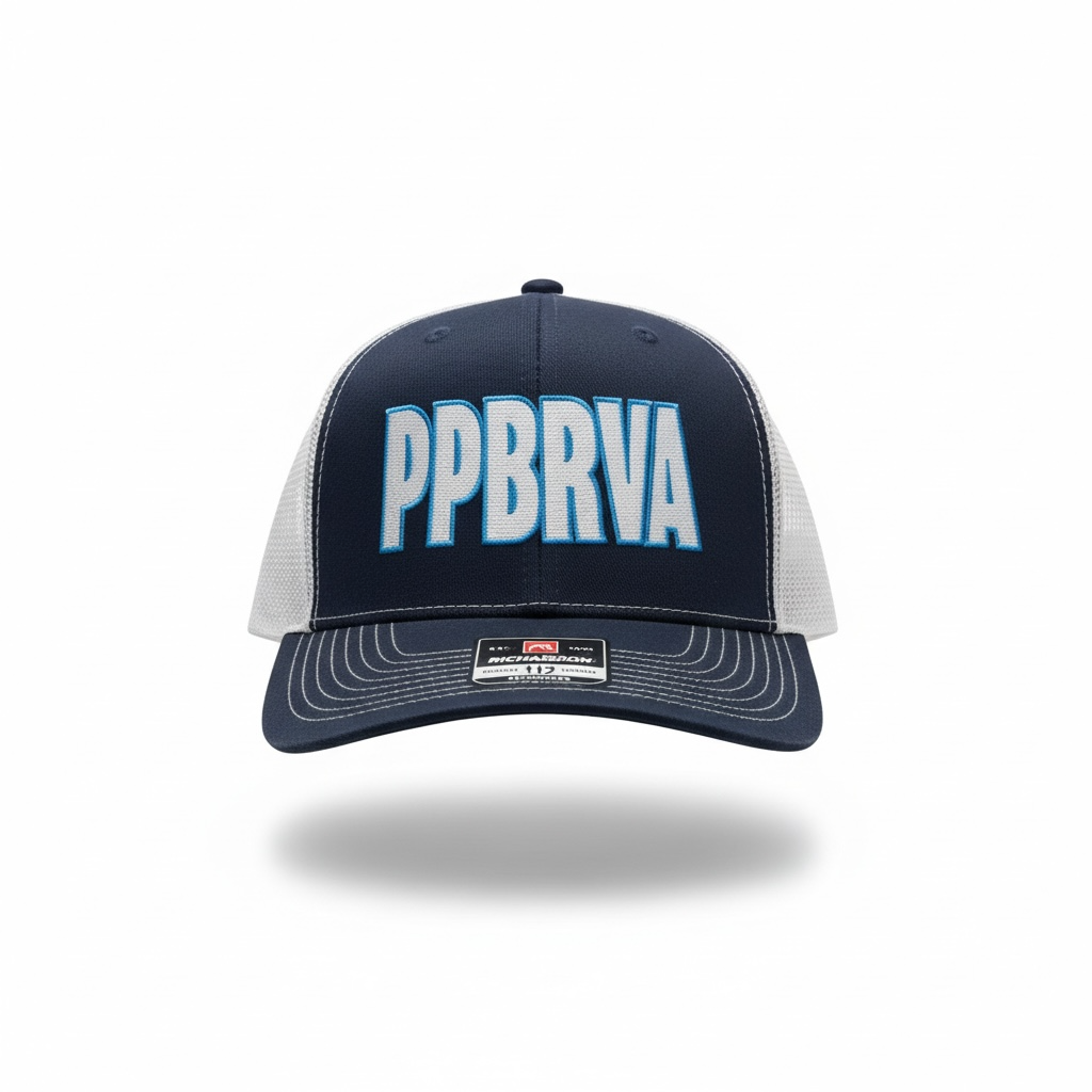 Ppbrva Trucker Hat — Detail View