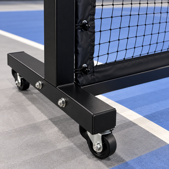 Alpha Semi Permanent Pickleball Net With Wheels