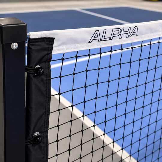 Alpha Semi Permanent Pickleball Net With Wheels