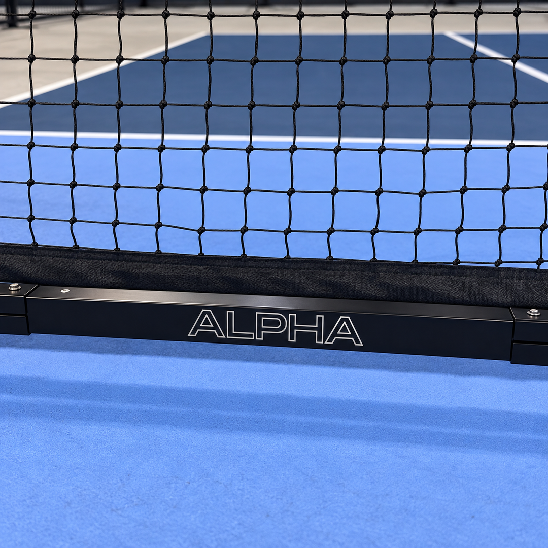 Alpha Semi Permanent Pickleball Net With Wheels