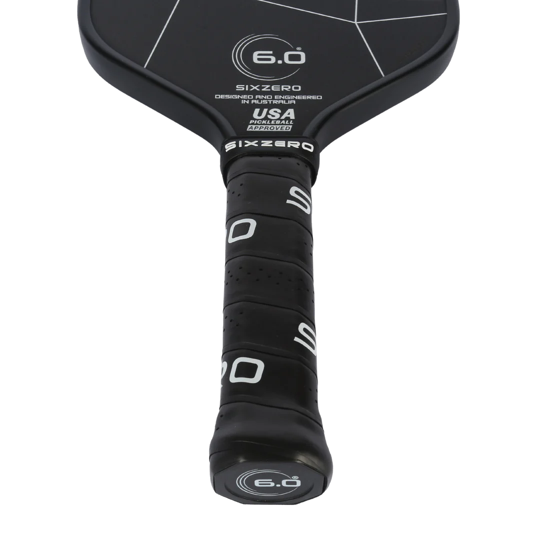 Six Zero Double Black Diamond Elongated Control 15mm Pickleball Paddle