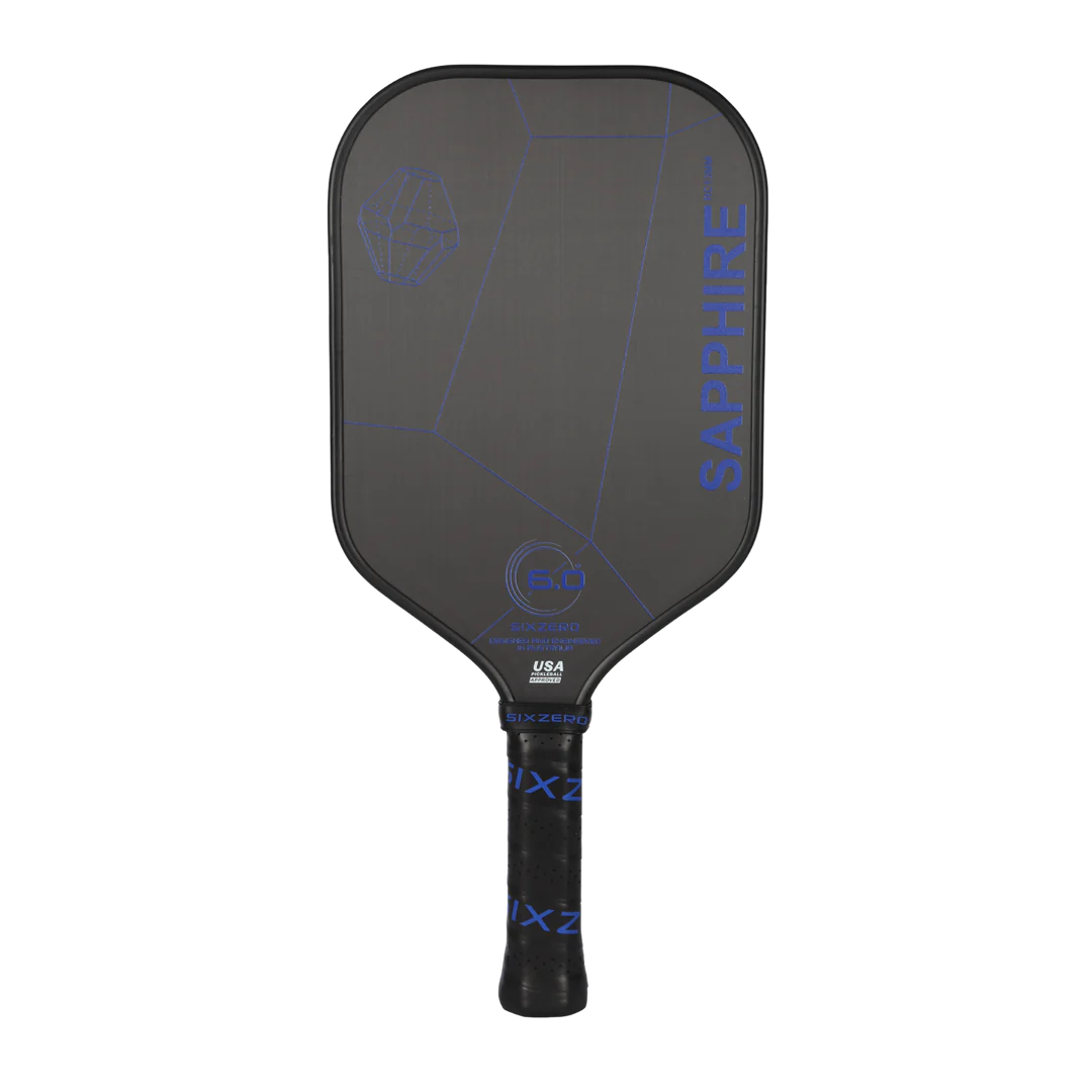 Six Zero Sapphire 13mm Pickleball Paddle