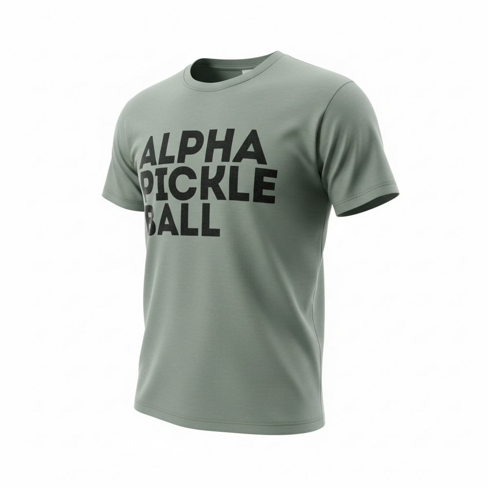 Alpha Pickleball Soft Feel T-Shirts — Detail View