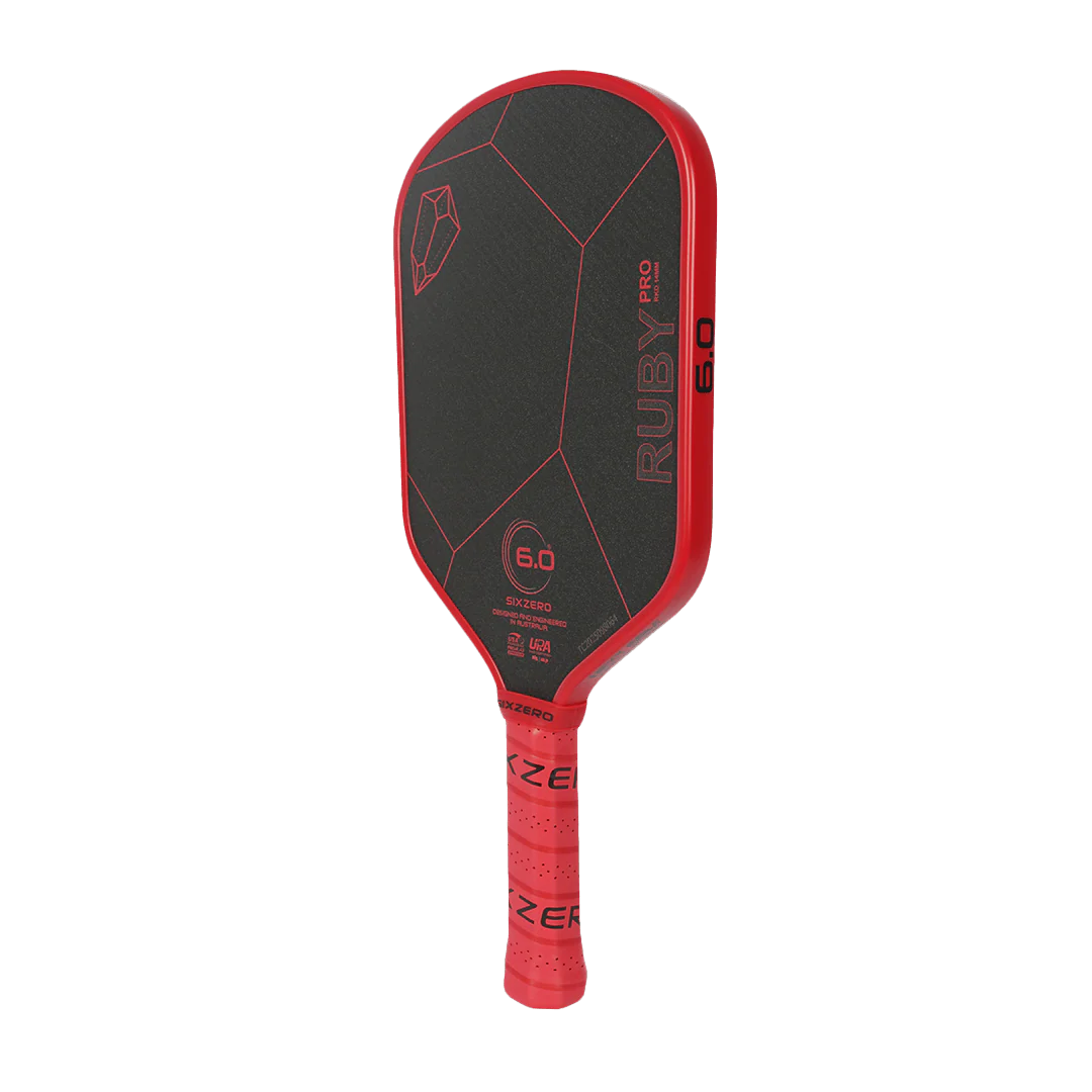 Six Zero Ruby Pro 14mm Pickleball Paddle