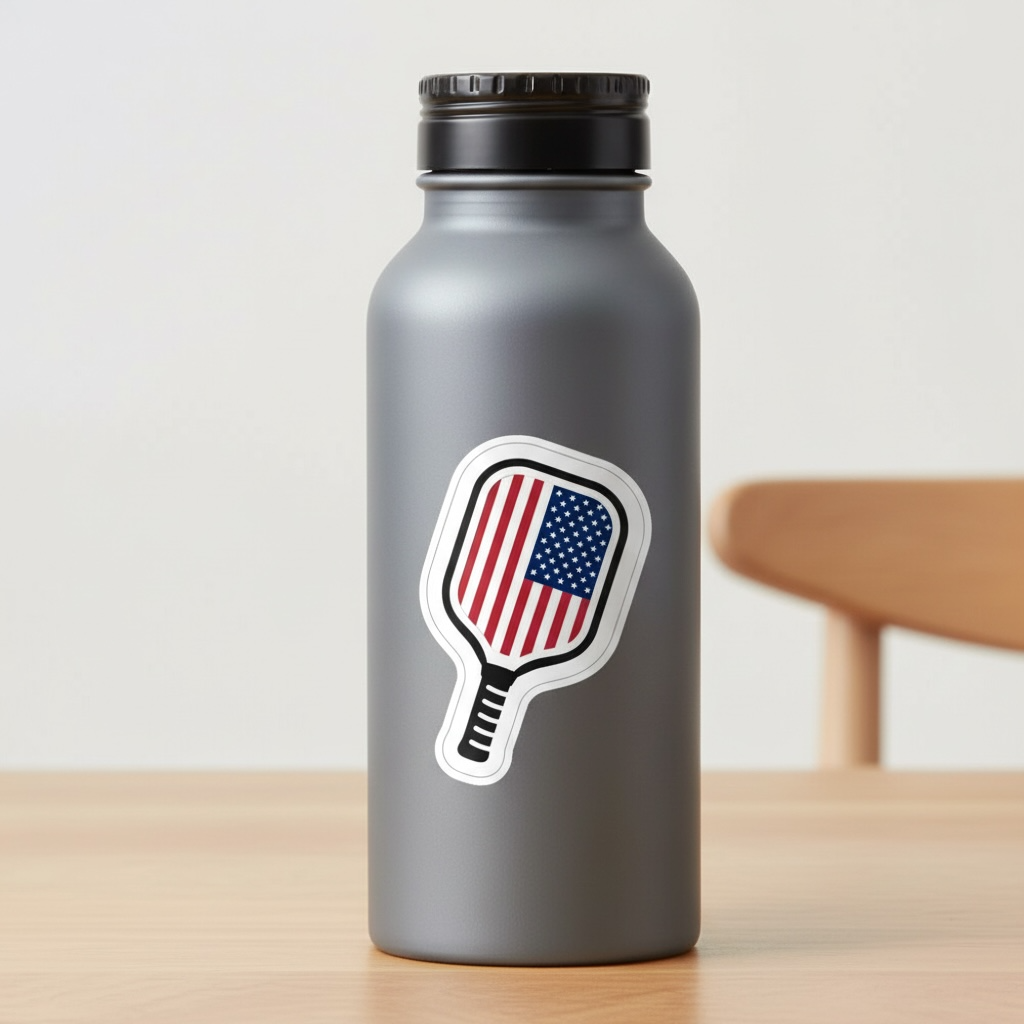 Pickleball Paddle US 3” Sticker