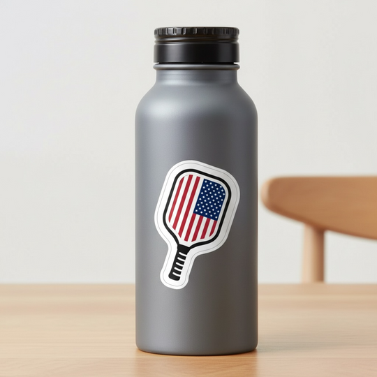 Pickleball Paddle US 3” Sticker