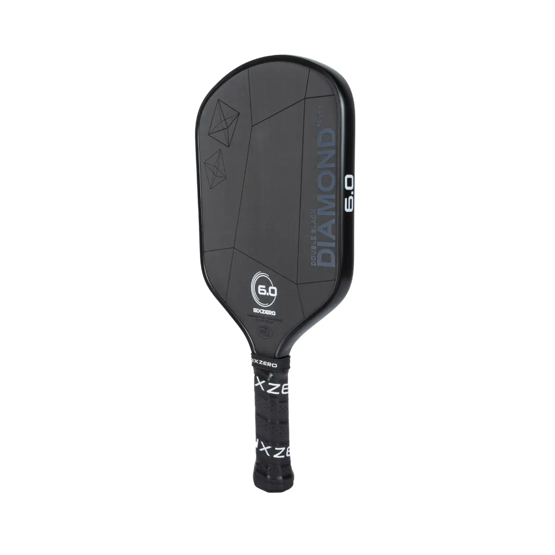 Six Zero Double Black Diamond Control Pickleball Paddle — Detail View