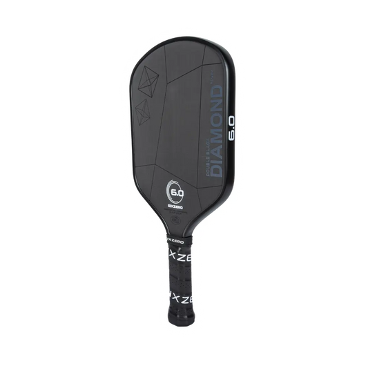 Six Zero Double Black Diamond Control Pickleball Paddle — Detail View