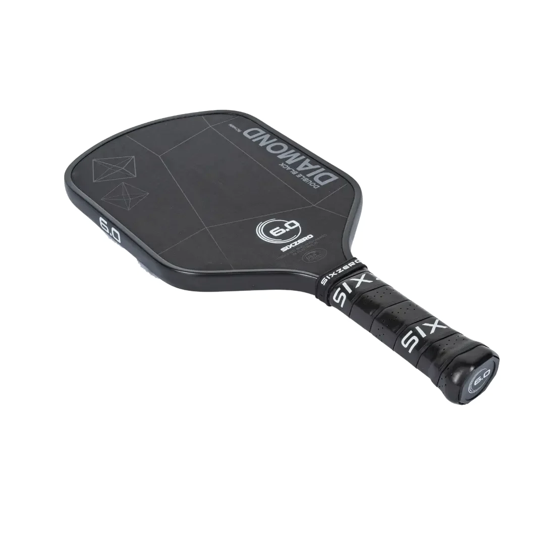Six Zero Double Black Diamond Control Pickleball Paddle — Side View