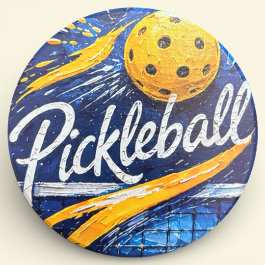 Pickleball Ceramic Coasters (4 for $29.97) — Close-Up
