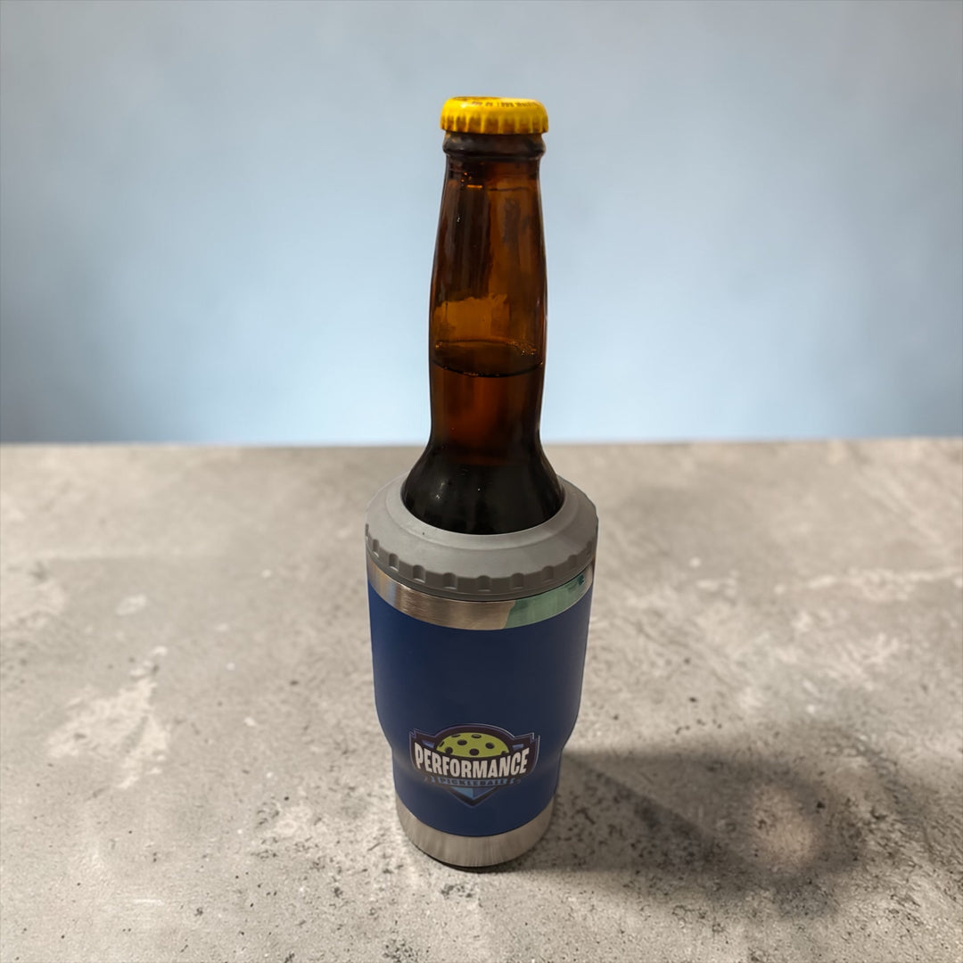 Performance Pickleball Universal Drink Cooler – Can, Bottle & Tumbler (Built-In Bottle Opener)