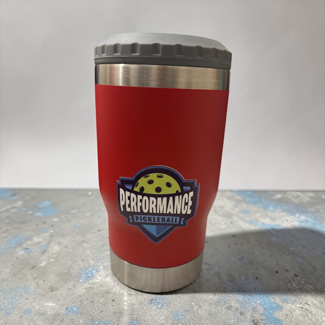 Performance Pickleball Universal Drink Cooler – Can, Bottle & Tumbler (Built-In Bottle Opener)