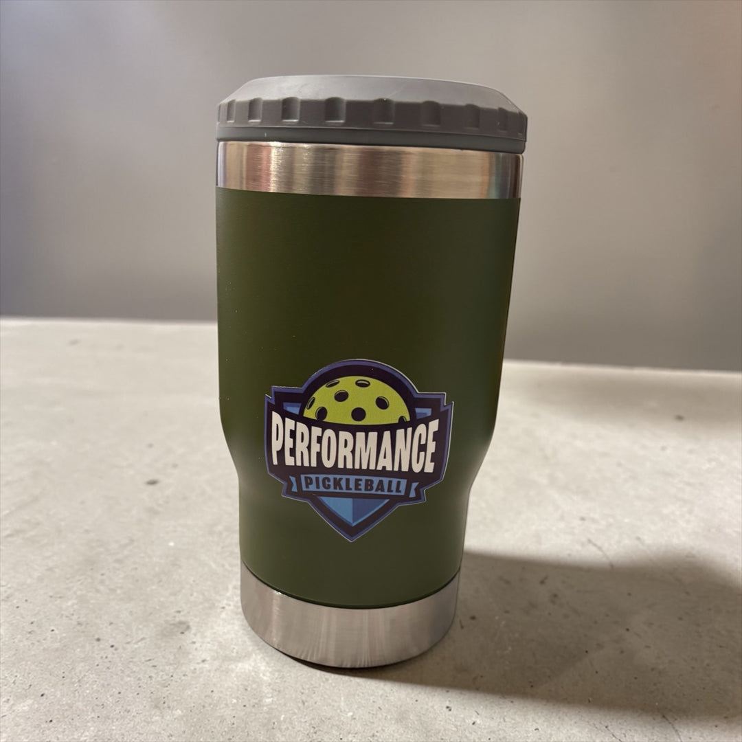 Performance Pickleball Universal Drink Cooler – Can, Bottle & Tumbler (Built-In Bottle Opener)