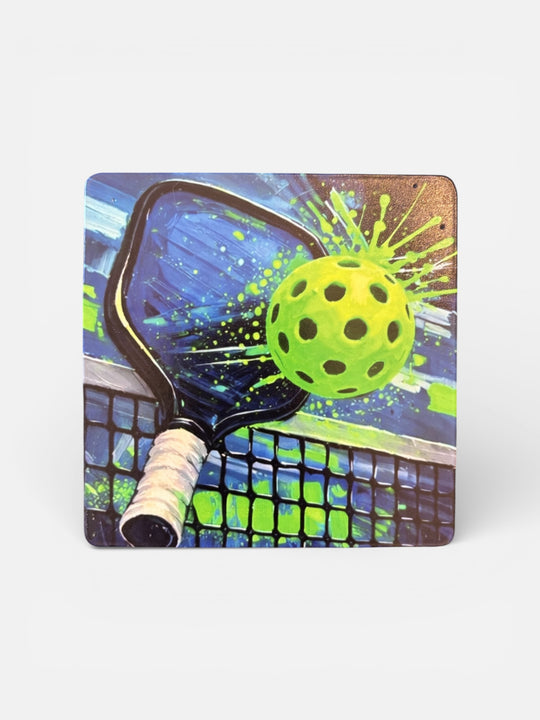 Pickleball Wooden Coasters (Made in the USA)