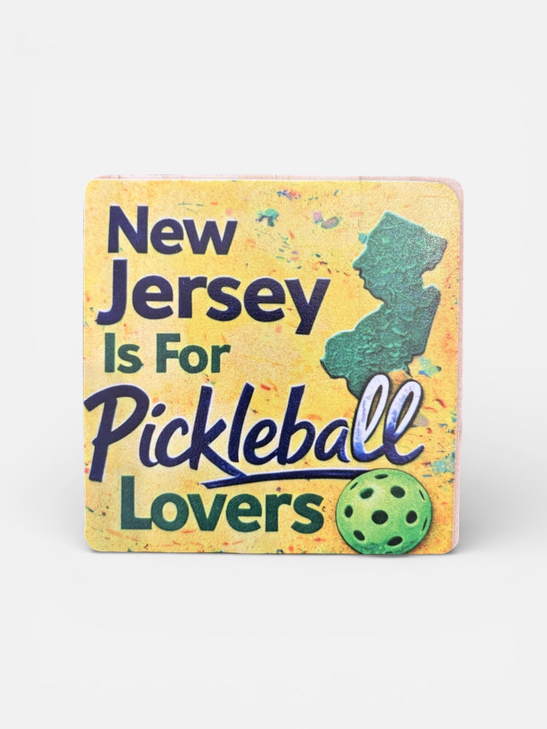 Pickleball Wooden Coasters (Made in the USA)