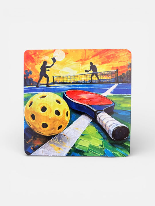 Pickleball Wooden Coasters (Made in the USA)