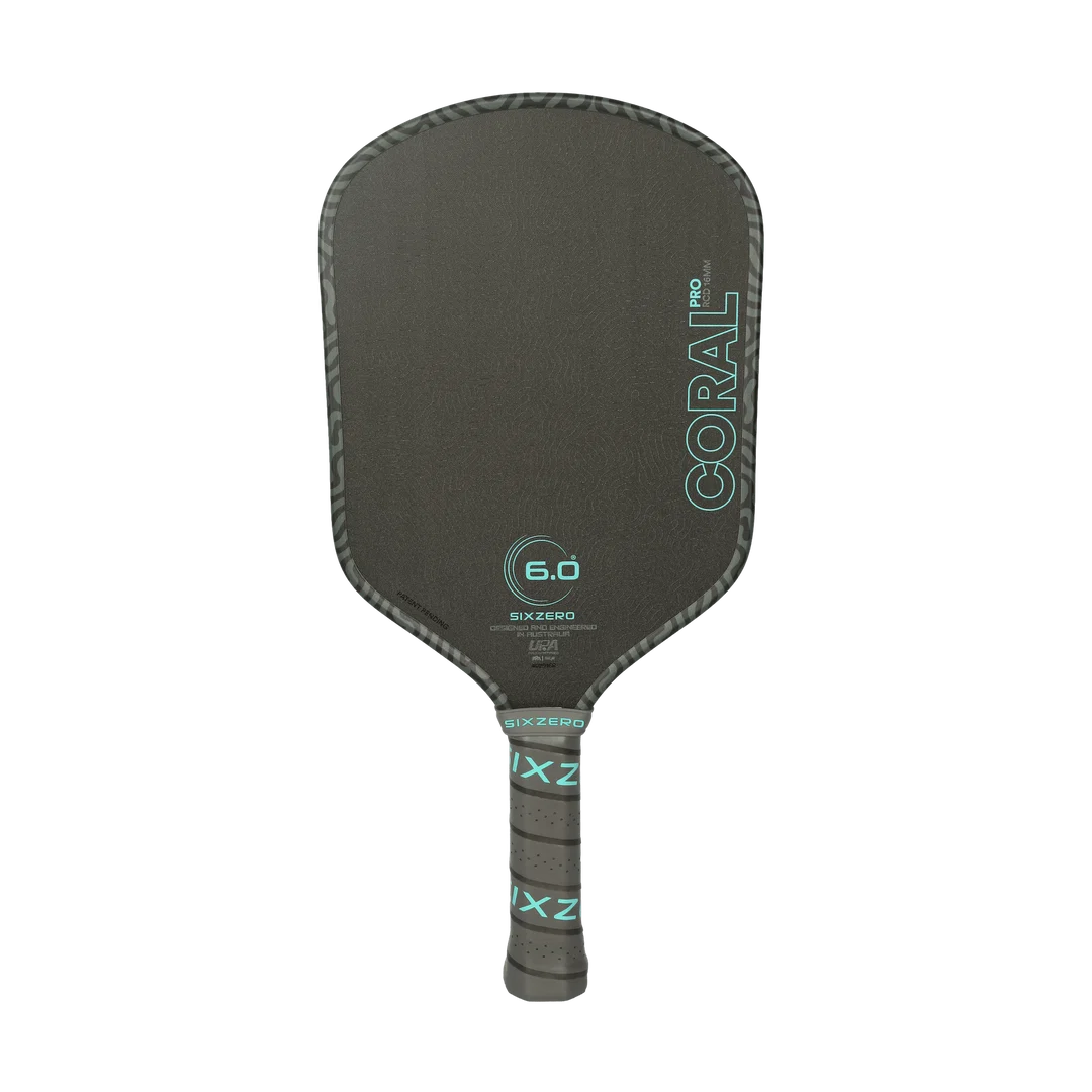 Six Zero Coral Pro 16mm Hybrid UPA Pickleball Paddle