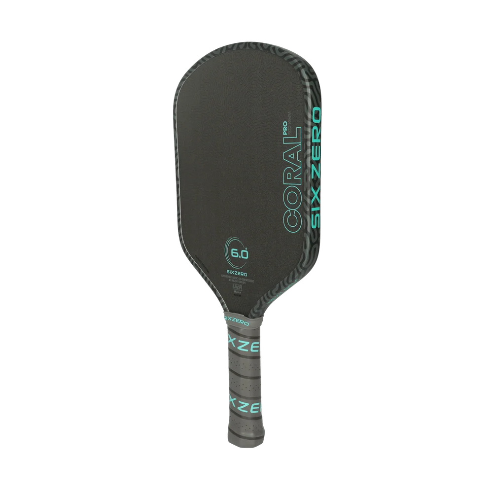 Six Zero Coral Pro 16mm Hybrid UPA Pickleball Paddle
