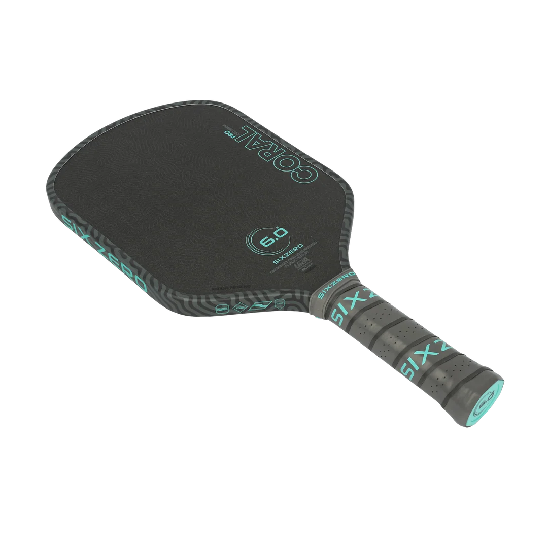 Six Zero Coral Pro 16mm Hybrid UPA Pickleball Paddle