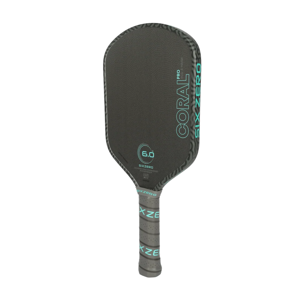 Six Zero Coral Pro 16mm Elongated UPA Pickleball Paddle