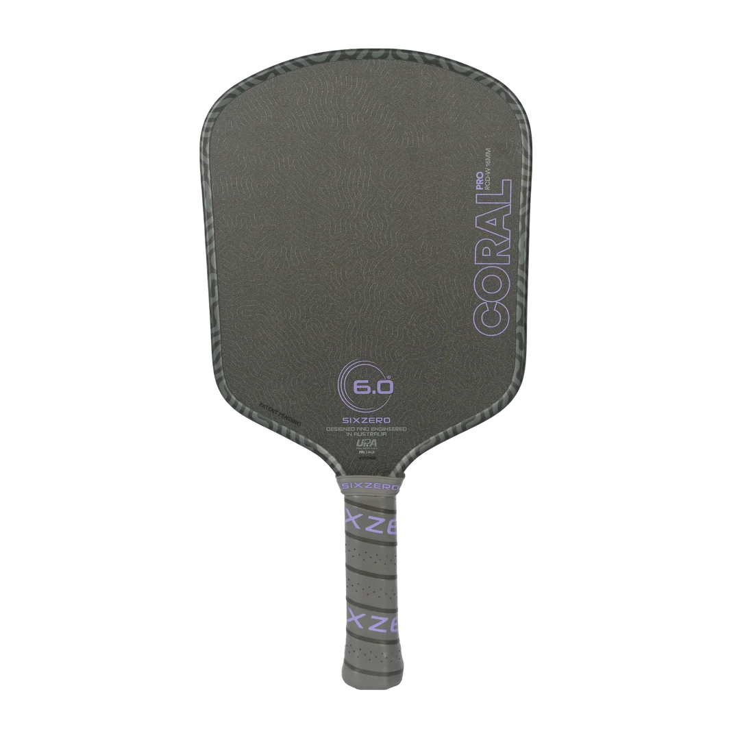 Six Zero Coral Pro 16mm Widebody UPA Pickleball Paddle