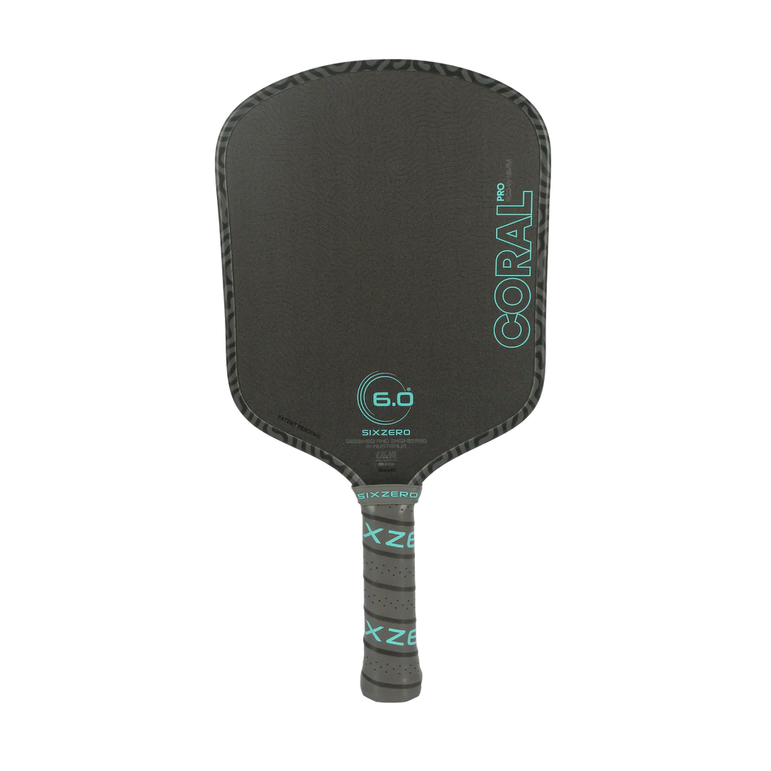 Six Zero Coral Pro 16mm Widebody UPA Pickleball Paddle