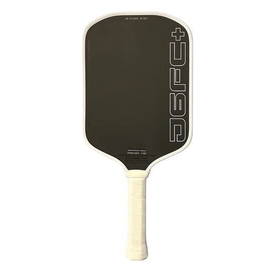 Honolulu Sword & Shield J6FC+ Gen 4.5 foam core elongated pickleball paddle front view