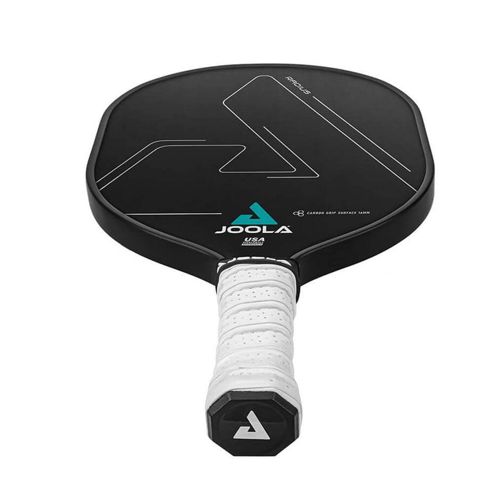 Close up of JOOLA Radius CGS textured Carbon Grip Surface face