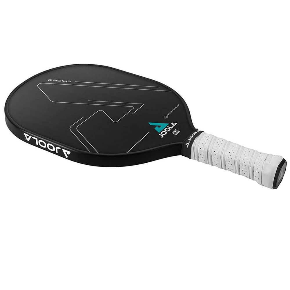 Close up of JOOLA Radius CGS textured Carbon Grip Surface face