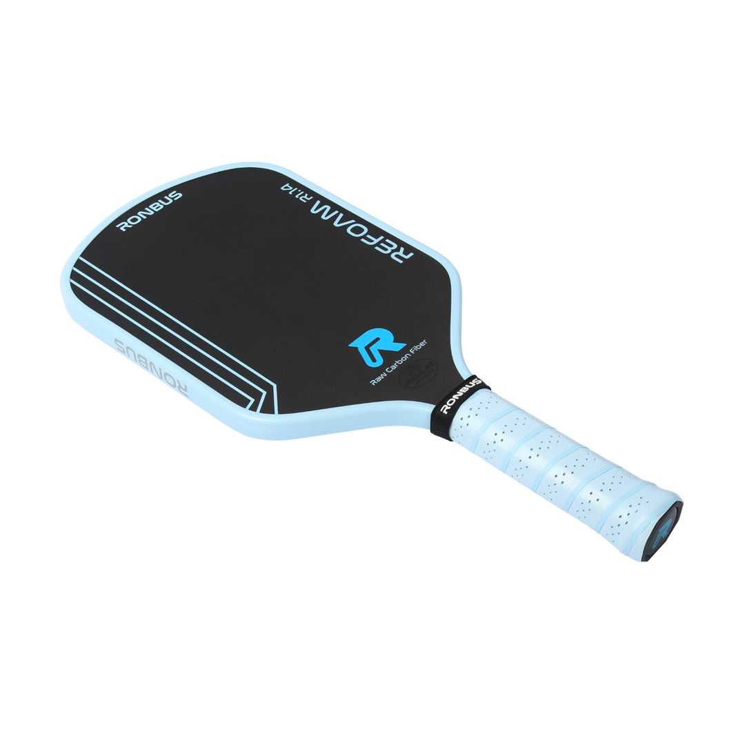 Ronbus Refoam R1.14 raw T700 carbon fiber paddle face close up